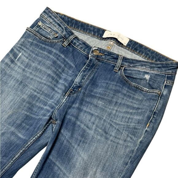 Women’s IRO medium wash karsen garoon distressed low rise jeans size 31 - Picture 6 of 9